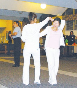 <span class='credit'>Torch File Photo</span><span class='description'>Latin Night Club: Students learning some Latin dance moves last year during Hispanic Heritage Month.</span>
