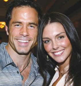 <span class='credit'>Photo Courtesy of MCT Campus</span><span class='description'>Shawn Christian: Shawn Christian and stepdaughter, Taylor Cole, at the Television Association Press Tour.