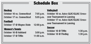 GLIAC Schedule