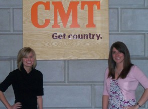 In the Field: Music industry management students Renee Urbanc and Jaimee Mackey are spending spring semester in Nashville interning for CMT. While the experience is challenging, they’re finding it to be a lot of fun. Photo Courtesy of Renee Urbanc