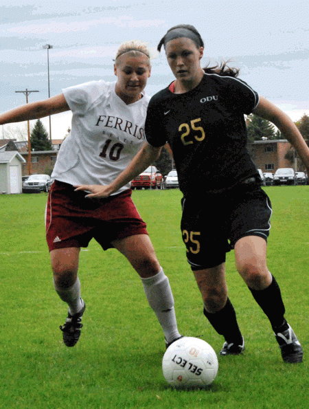 Making Records: Bri Borgman, above, is a junior forward on the women’s soccer team. Borgman is ranked seventh all-time in school history with 56 total points. Torch File Photo