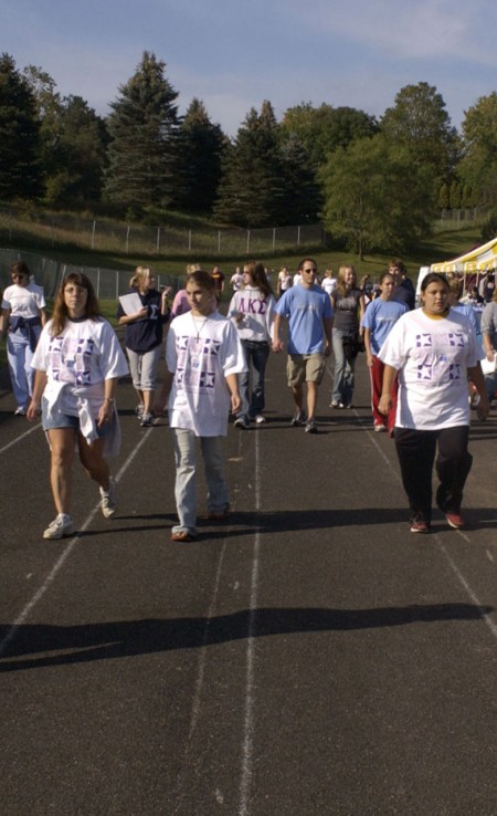 Fighting Cancer: Relay for Life will begin on April 1 at Wink Arena. Students walk to remember those who lost their lives to cancer and honor those who have survived. Photo Courtesy of Ferris Photographic Services