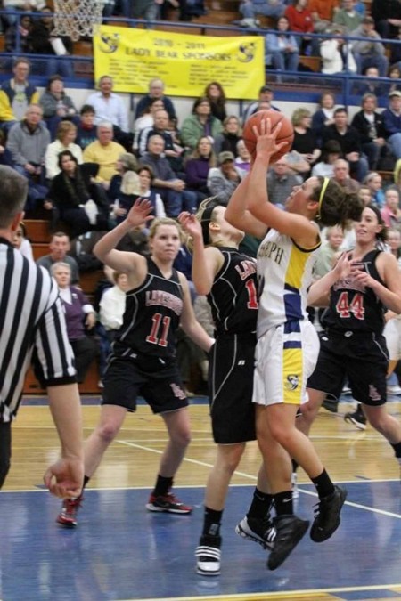 Hard at work: Mavis has been involved in open gyms and independent practices to improve her game to the college level. Photo Courtesy of: Katie Mavis 