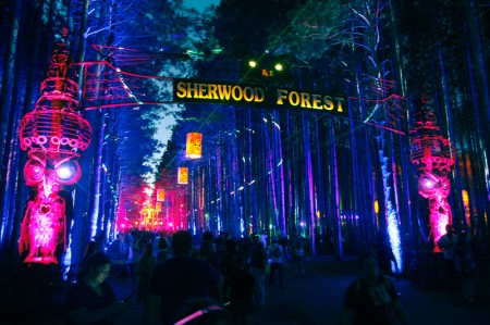 Sherwood Forest: Electric Forest is a music festival held in Rothbury every year. The four-day festival includes performers from a variety of genres but focuses on electronic and jam bands.  Photo By: Brock Copus | Multimedia Editor