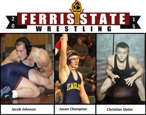 Three of the founding members of the newly-established Ferris State wrestling club team developed their passion for the sport in high school.