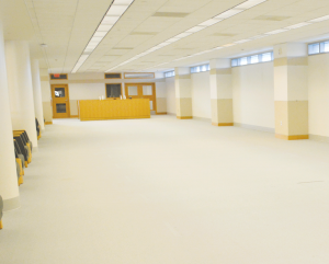 The new space in the library will soon be filled.