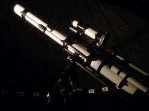 The telescope from the Rawlinson observatory at Ferris.