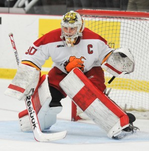 C.J. Motte, who Williams will be taking over for this year in net for Ferris State Hockey, served as a mentor for Williams.