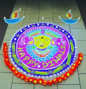 Diwali is a Hindu festival of lights, held in the period October to November.