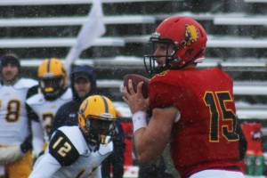 Senior quarterback Jason Vander Laan was awarded the Harlon Hill Trophy in 2014, and has once again been named a contender this year.