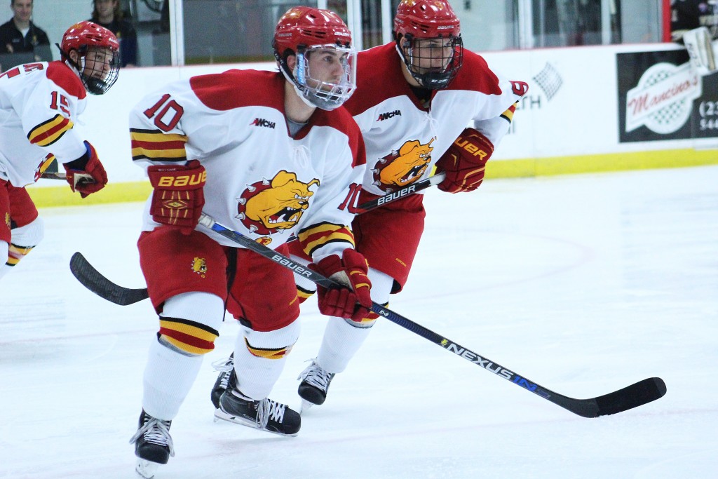 The Bulldogs will be playing for home-ice advantage in the postseason this weekend as they try to move to 4th place in the WCHA standings against Lake Superior State.