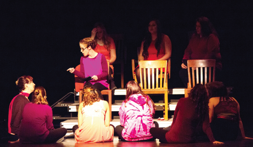 On Feb. 19, “The Vagina Monologues” was brought to Ferris to spotlight issues surrounding womanhood, and to encourage open discussion about them.