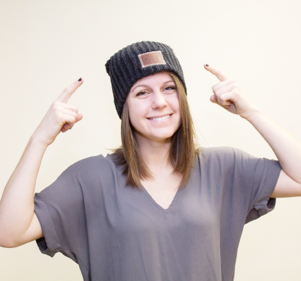 Criminal justice senior Caitlyn Peca leads Ferris’ Love Your Melon campaign against childhood cancer. More than 20 students are involved with Love Your Melon at Ferris.