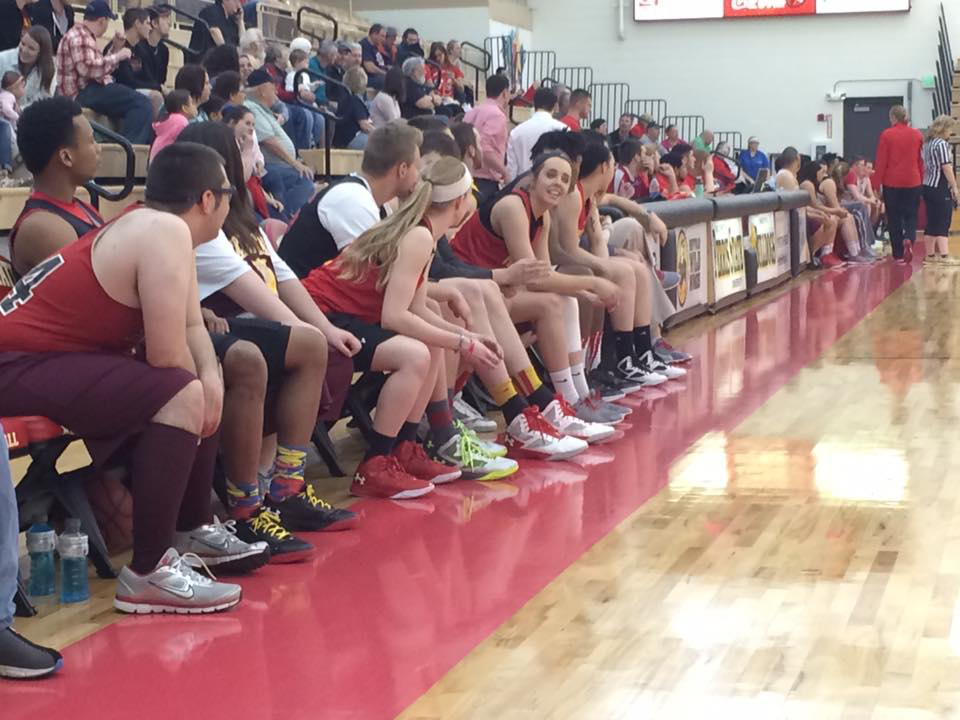 The Heart to Heart, Hand in Hand basketball event in Wink Arena was meant to raise money for the Mecosta and Osceola county Special Olympics.