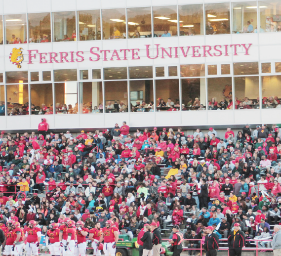 Ferris State football, volleyball and men’s basketball had the best combined winning percentage in Michigan last season.