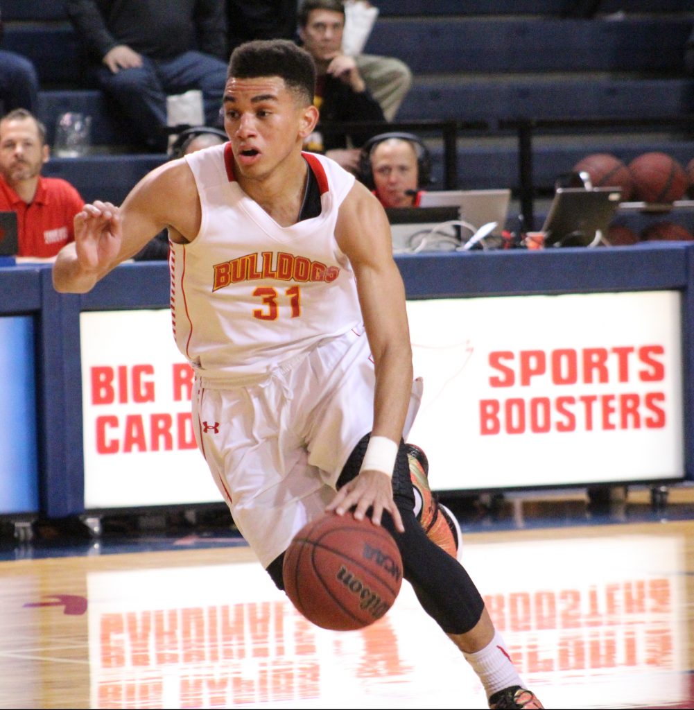 Junior point guard Drew Cushingberry led the Bulldogs with a team-high 15 points in their first exhibition victory over a Div. 1 opponent since 1997.